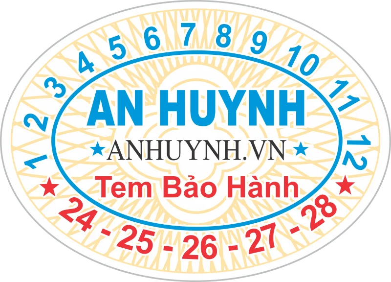 Tem bảo hành elip An Huynh Tem bảo hành elip logo An Huynh