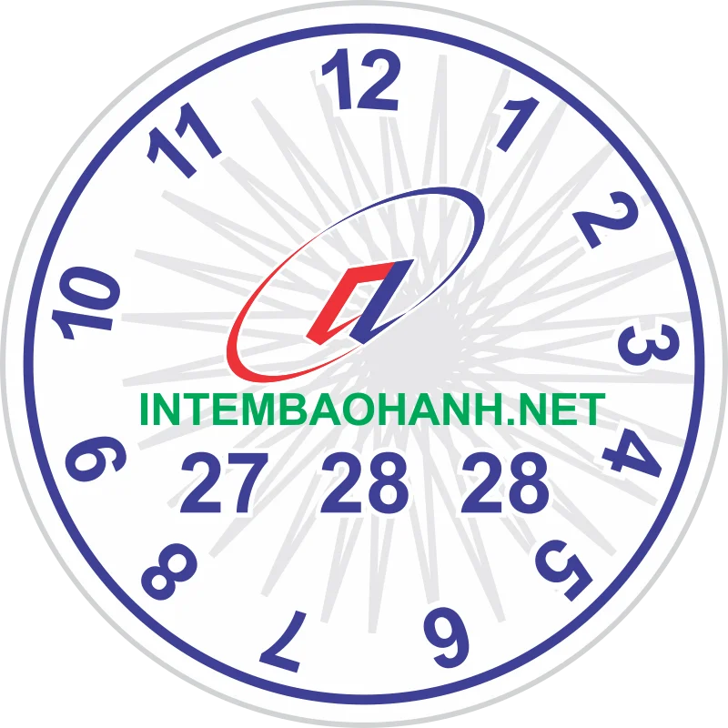 Tem bảo hành tròn intembaohanh Tem bảo hành tròn intembaohanh.net