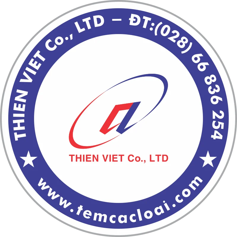 Tem bảo hành tròn TCL Tem bảo hành tròn logo TCL
