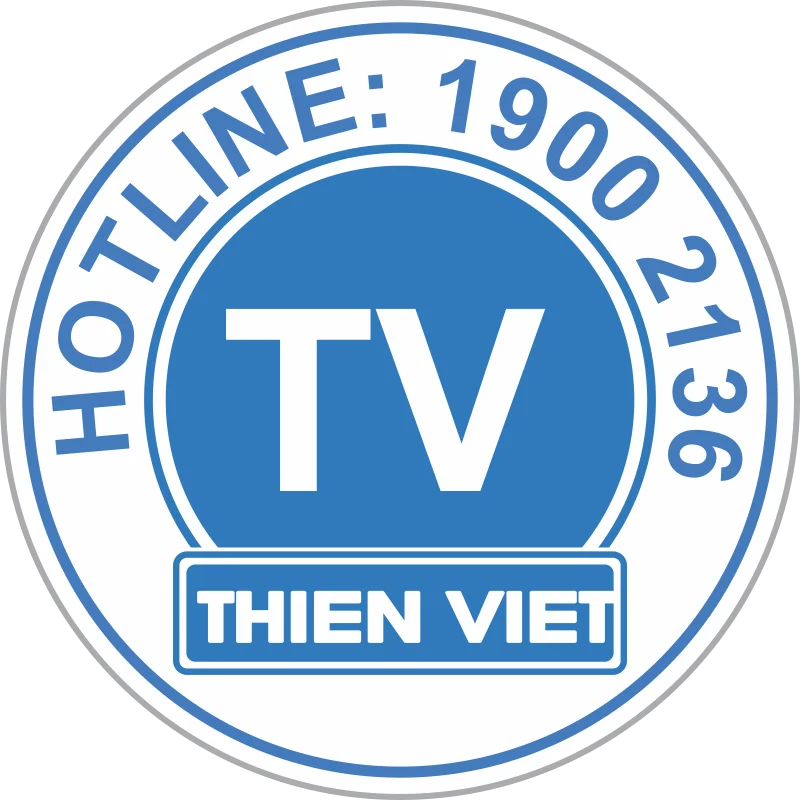 Tem bảo hành tròn TV Tem bảo hành tròn logo TV