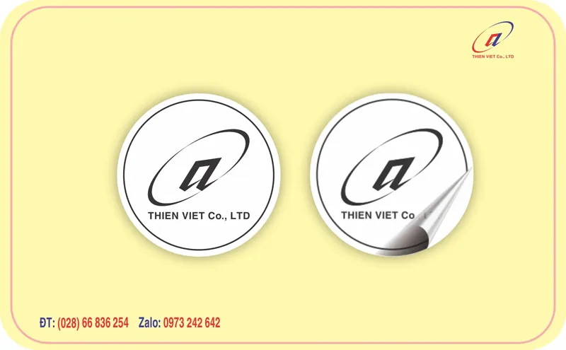 Mẫu in decal xi bạc bóng mờ thực tế số 5 tại Temcacloai.com